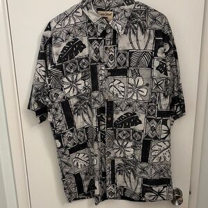 Black and WhiteCooke Street Short Sleeve Shirt